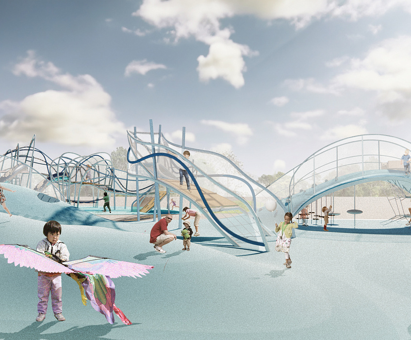 Детское игровое пространство  «Речные воды»