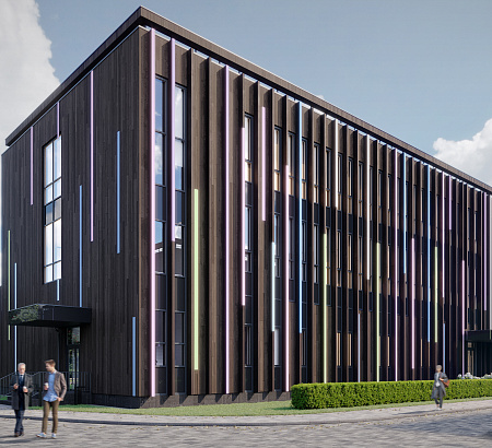 Комплекс общежитий из CLT