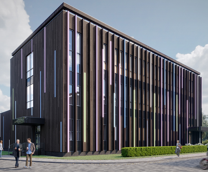 Комплекс общежитий из CLT