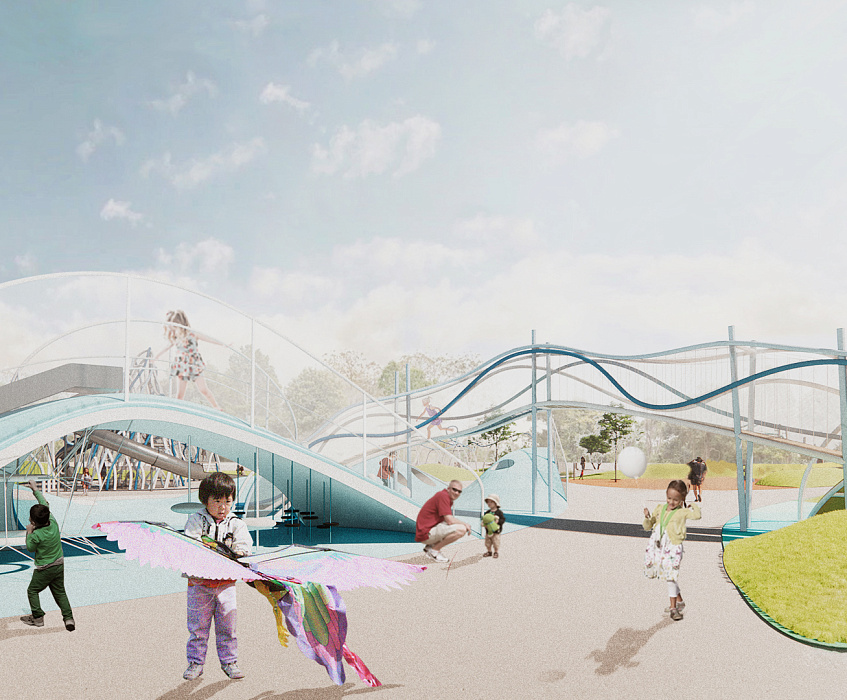 Детское игровое пространство  «Речные воды»