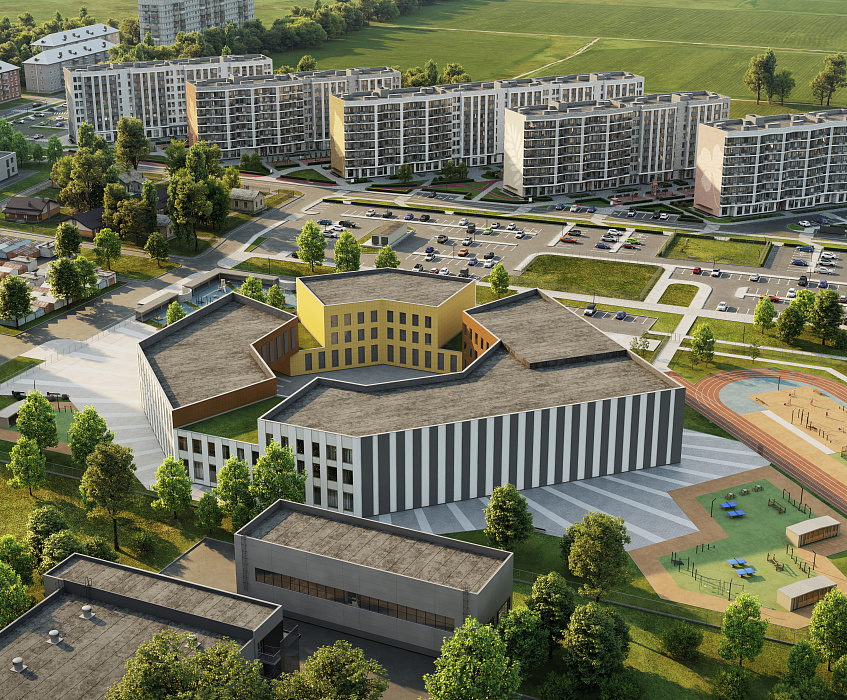 Воспитательно-образовательный комплекс в составе общеобразовательной организации на 500 мест и дошкольной образовательной организации на 120 мест