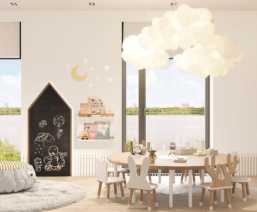 Комьюнити-центр в проекте Статус на Черниговской (GloraX Premium Черниговская)