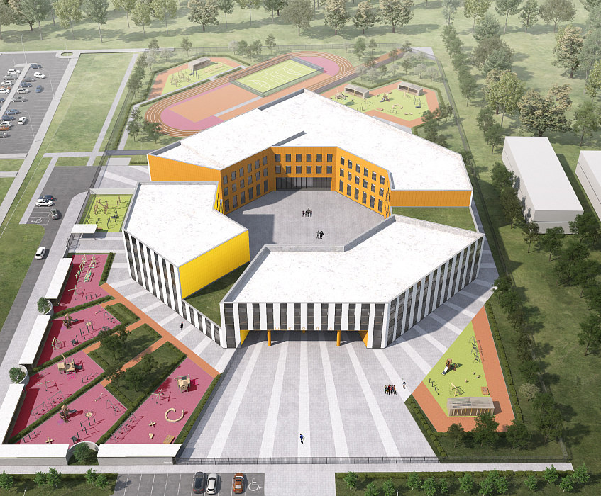 Воспитательно-образовательный комплекс в составе общеобразовательной организации на 500 мест и дошкольной образовательной организации на 120 мест