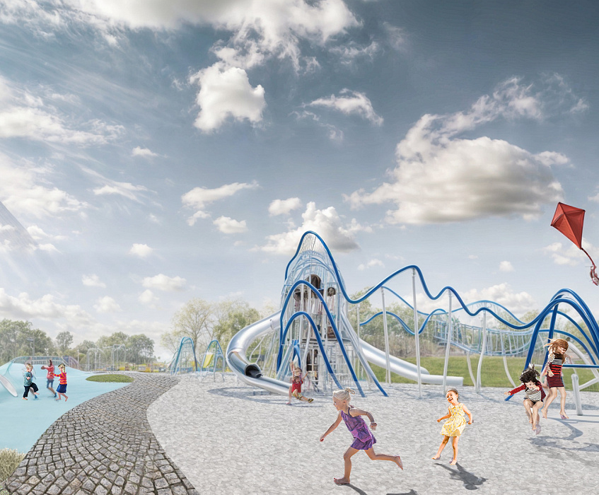 Детское игровое пространство  «Речные воды»